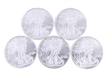 HIGHLAND MINT .999 SILVER 1 OZ WALKING LIBERTY ROUNDS