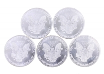 HIGHLAND MINT .999 SILVER 1 OZ WALKING LIBERTY ROUNDS