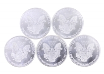 HIGHLAND MINT .999 SILVER 1 OZ WALKING LIBERTY ROUNDS