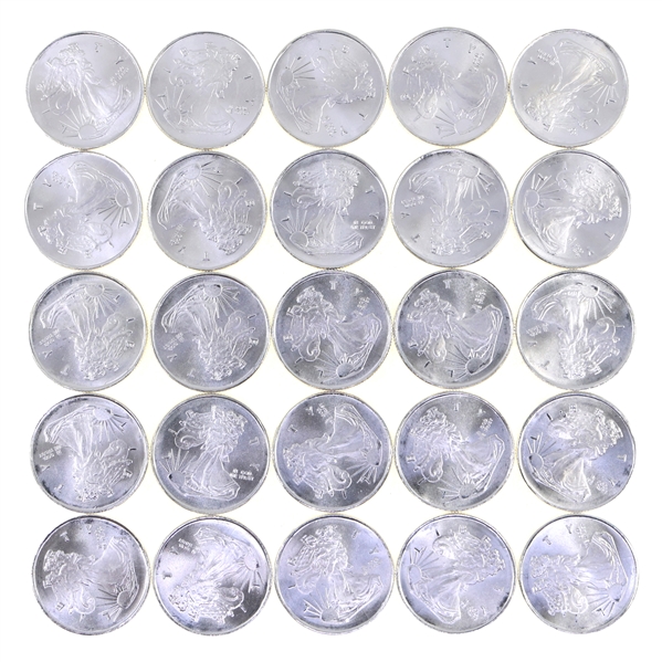 HIGHLAND MINT .999 SILVER 1/4 OZ WALKING LIBERTY ROUNDS