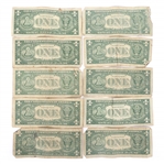 1957 US $1 BLUE SEAL SILVER CERTIFICATE NOTES