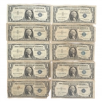 1935 & 1957 US $1 BLUE SEAL SILVER CERTIFICATE NOTES