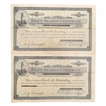 20TH C. PROFIT SHARING CERTIFICATES FRESNO PETRO. CO.