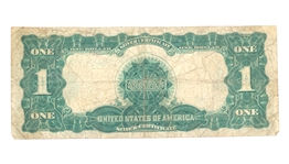 1899 US $1 BLACK EAGLE BLUE SEAL SILVER CERTIFICATE