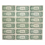 20TH C. US $1 BLUE SEAL SILVER CERTIFICATE NOTES