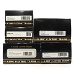 K-LINE O GAUGE TRAIN CARS - LOT OF 5