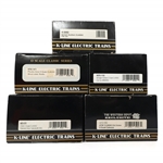 K-LINE O GAUGE TRAIN CARS - LOT OF 5