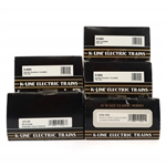 K-LINE O GAUGE TRAIN CARS - LOT OF 5