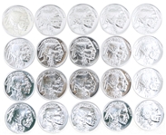 .999 SILVER 1 OZ BUFFALO BULLION ROUNDS BY 9 FINE MINT
