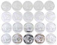 .999 SILVER 1 OZ BUFFALO BULLION ROUNDS BY 9 FINE MINT