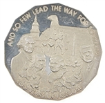 .999 SILVER 2.6 OZT BICENTENNIAL HAMILTON MINT MEDAL  