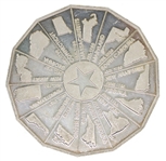 .999 SILVER 2.6 OZT BICENTENNIAL HAMILTON MINT MEDAL  