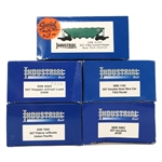 INDUSTRIAL RAIL O-27 GAUGE TRAIN CARS - LOT OF 5