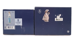 LLADRO PORCELAIN FIGURINES - LOT OF 2