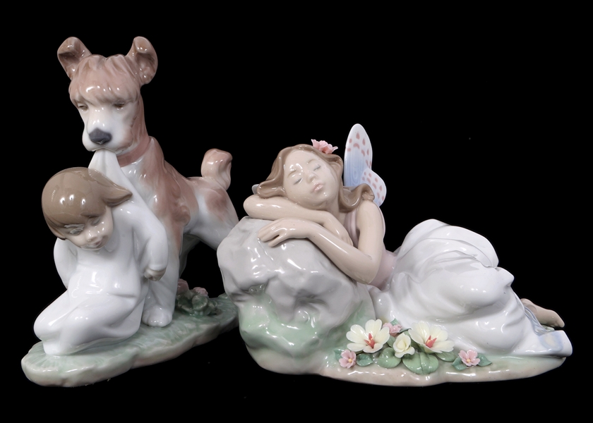 LLADRO PORCELAIN FIGURINES - LOT OF 2