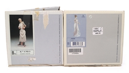 LLADRO PORCELAIN  FIGURINES - LOT OF 2
