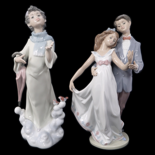 LLADRO PORCELAIN FIGURINES - LOT OF 2