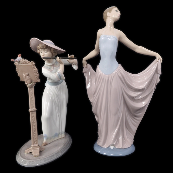 LLADRO PORCELAIN FIGURINES - LOT OF 2
