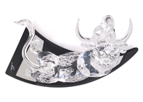 SWAROVSKI CRYSTAL BULL FIGURINE #659/10000