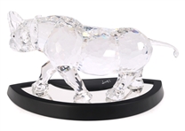 SWAROVSKI CRYSTAL RHINOCEROS FIGURINE #3324/10000
