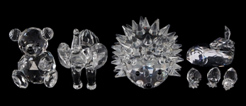 SWAROVSKI CRYSTAL FIGURINES - LOT OF 5