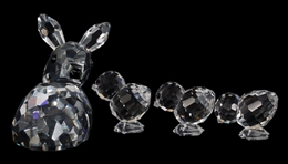 SWAROVSKI CRYSTAL FIGURINES - LOT OF 5