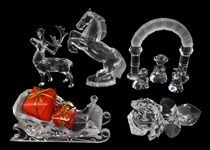 SWAROVSKI CRYSTAL FIGURINES - LOT OF 5