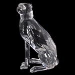 SWAROVSKI CRYSTAL CHEETAH FIGURINE WITH BOX