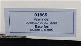 LLADRO PORCELAIN FIGURINE GAZEBO IN BLOOM