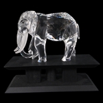 SWAROVSKI CRYSTAL 1993 ELEPHANT FIGURINE WITH BOX