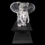SWAROVSKI CRYSTAL 1993 ELEPHANT FIGURINE WITH BOX