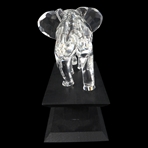 SWAROVSKI CRYSTAL 1993 ELEPHANT FIGURINE WITH BOX