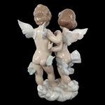 LLADRO PORCELAIN FIGURINE WAITING FOR A RAINBOW