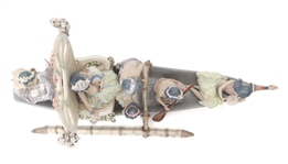 LLADRO PORCELAIN FIGURINE HAWAIIAN CEREMONY
