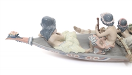 LLADRO PORCELAIN FIGURINE HAWAIIAN CEREMONY