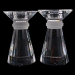SWAROVSKI CRYSTAL LARGE NEO-CLASSIC CANDLEHOLDERS