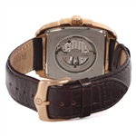 BULOVA AUTOMATIC SKELETON STAINLESS STEEL WRISTWATCH