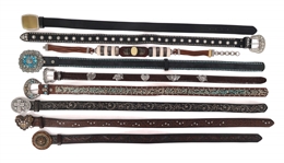 WOMEN'S SOUTHWESTERN FASHION LEATHER & METAL BELTS