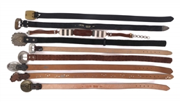 WOMEN'S SOUTHWESTERN FASHION LEATHER & METAL BELTS