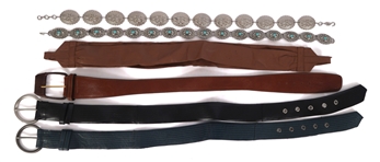 WOMEN'S SOUTHWESTERN FASHION LEATHER & METAL BELTS