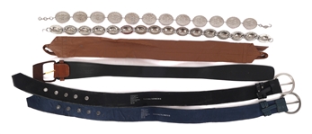 WOMEN'S SOUTHWESTERN FASHION LEATHER & METAL BELTS