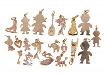 14K YELLOW GOLD NOVELTY CHARMS
