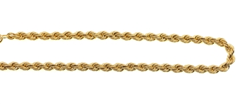 14K YELLOW GOLD 18 ROPE CHAIN