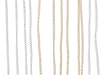 14K WHITE & YELLOW GOLD DIAMOND SOLITAIRE NECKLACES