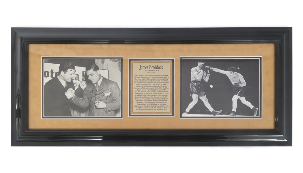 JAMES BRADDOCK CINDERELLA MAN SIGNED PHOTOGRAPH 