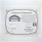 BOXER JAKE LA MOTTA SIGNED 1957 CHECK W/ PHOTO PRINT