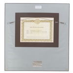 BOXER ROCKY MARCIANO CUT SIGNATURE W/ PHOTO PRINT