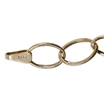 14K YELLOW GOLD HEART CHARM BRACELET