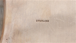 STERLING SILVER R. WALLACE & SONS 12 SERVING TRAY