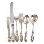 STERLING SILVER TOWLE KING RICHARD PATTERN FLATWARE SET